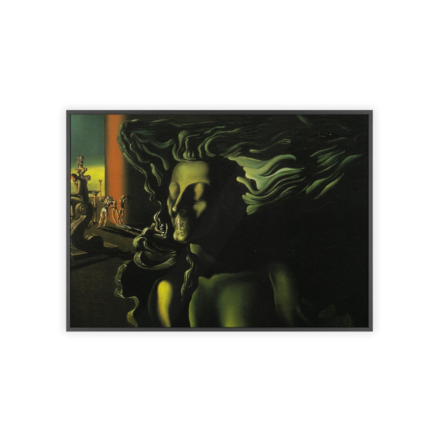 The Dream Salvador Dalí Surrealist Wall Art Printed Framed Canvas, Black Frame Extra Large, Sustainable Wood