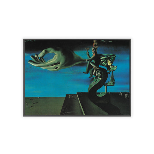 The Hand-Remorse by Salvador Dalí – Vintage Surrealist Art Print | High-Quality Museum Frame